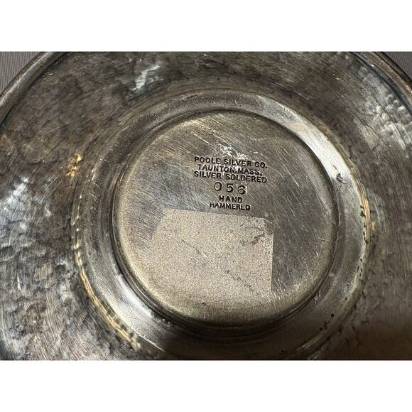 Poole Silver Co Taunton. Mass. Silver Soldered “Dorb The Chemist” Plate Pair - Picture 4 of 7
